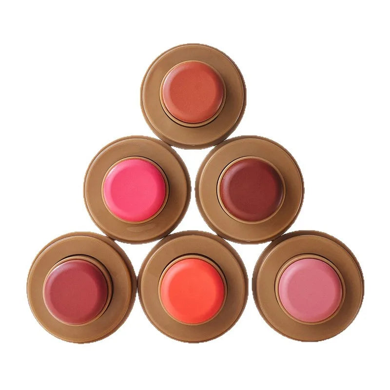 Rhod Pocket Blush LIP Stick Lip and Cheek Hydrating Stick Natural Rouge Powder Blush Cream Lipstick Cheek Easy to Apply Color