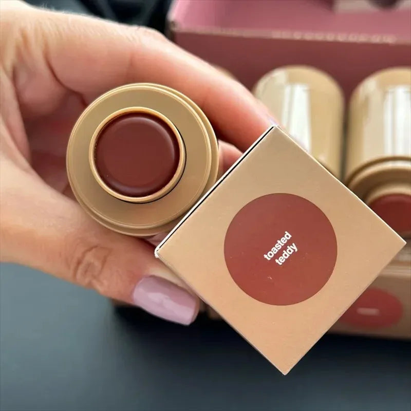 Rhod Pocket Blush LIP Stick Lip and Cheek Hydrating Stick Natural Rouge Powder Blush Cream Lipstick Cheek Easy to Apply Color